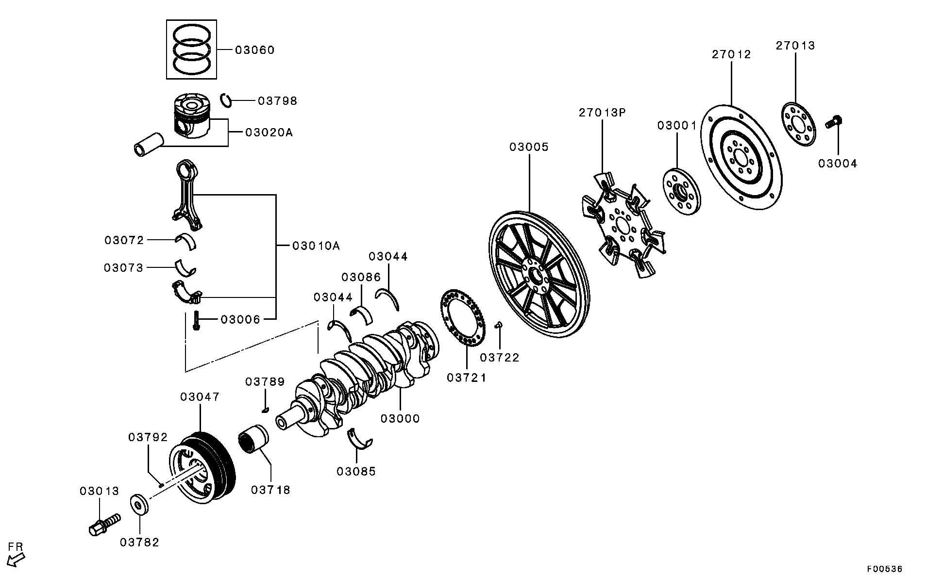 Cigüeñal de pistón