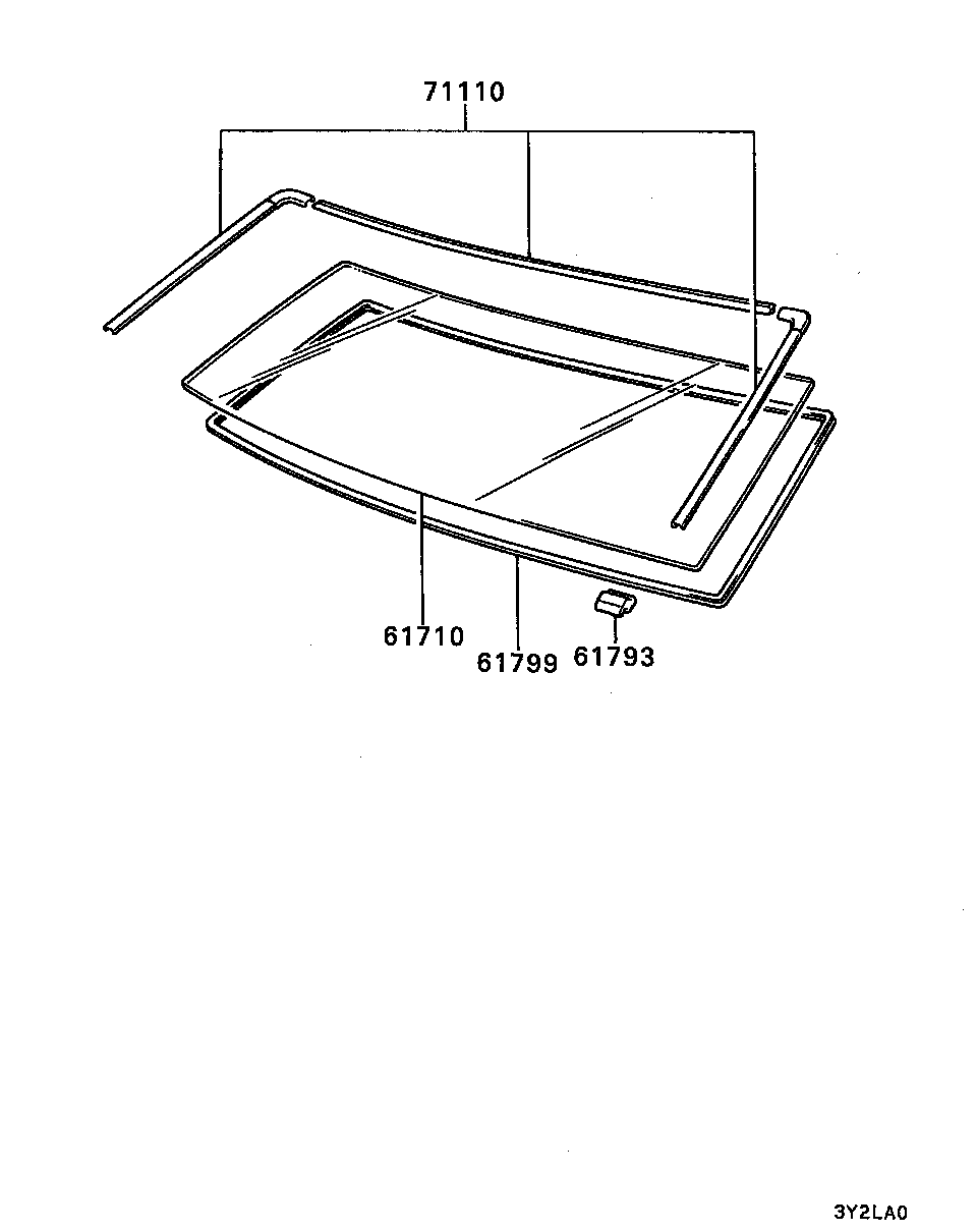 Windshield Glass & Moulding