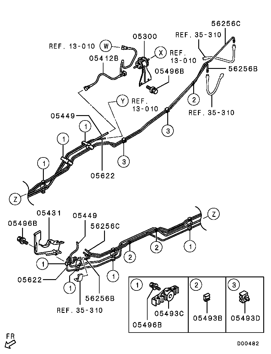 Control de gas de vapor de la línea de combustible