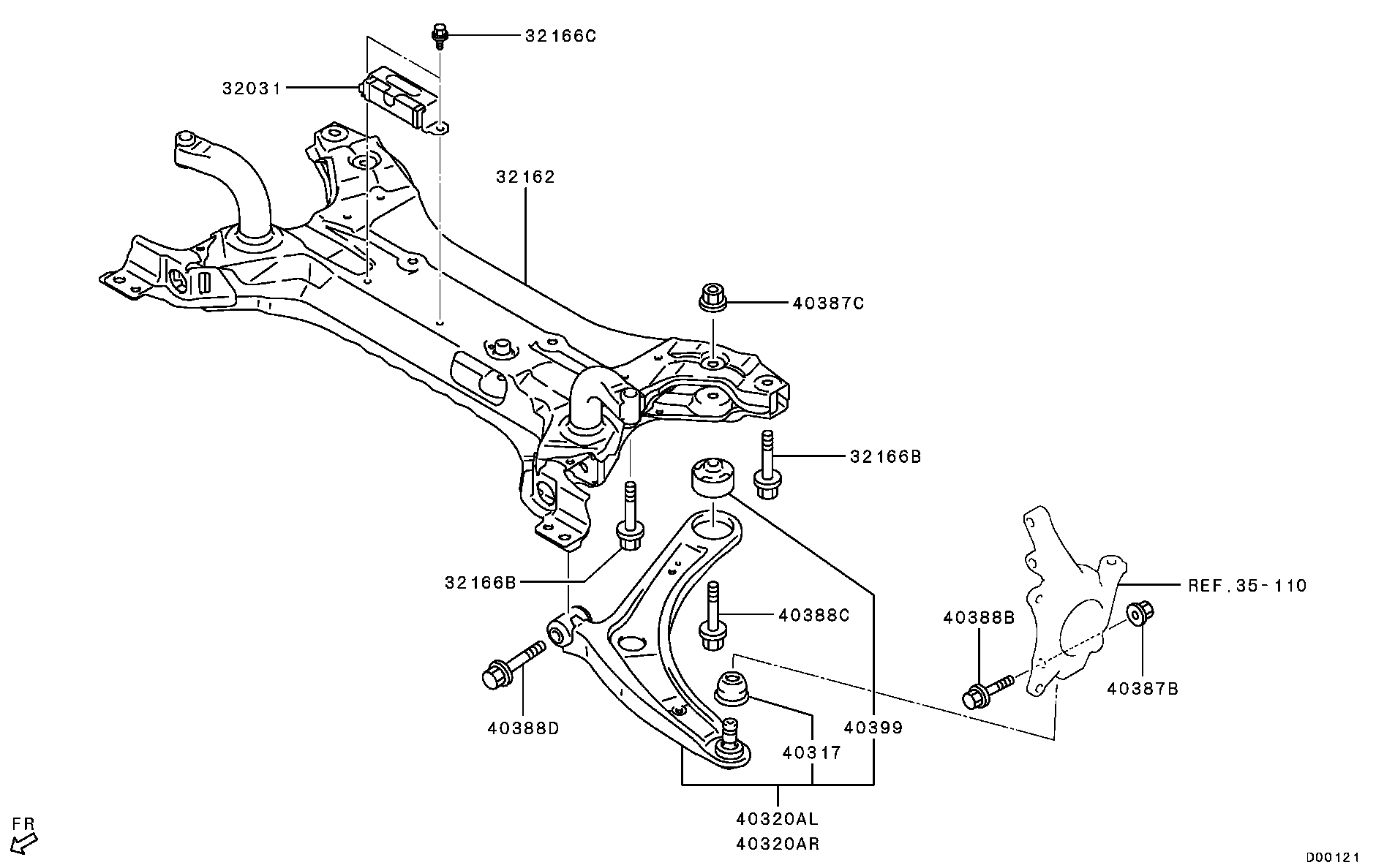 A Bushing Fr Susp Lwr Arm Mitsubishi Yoshiparts