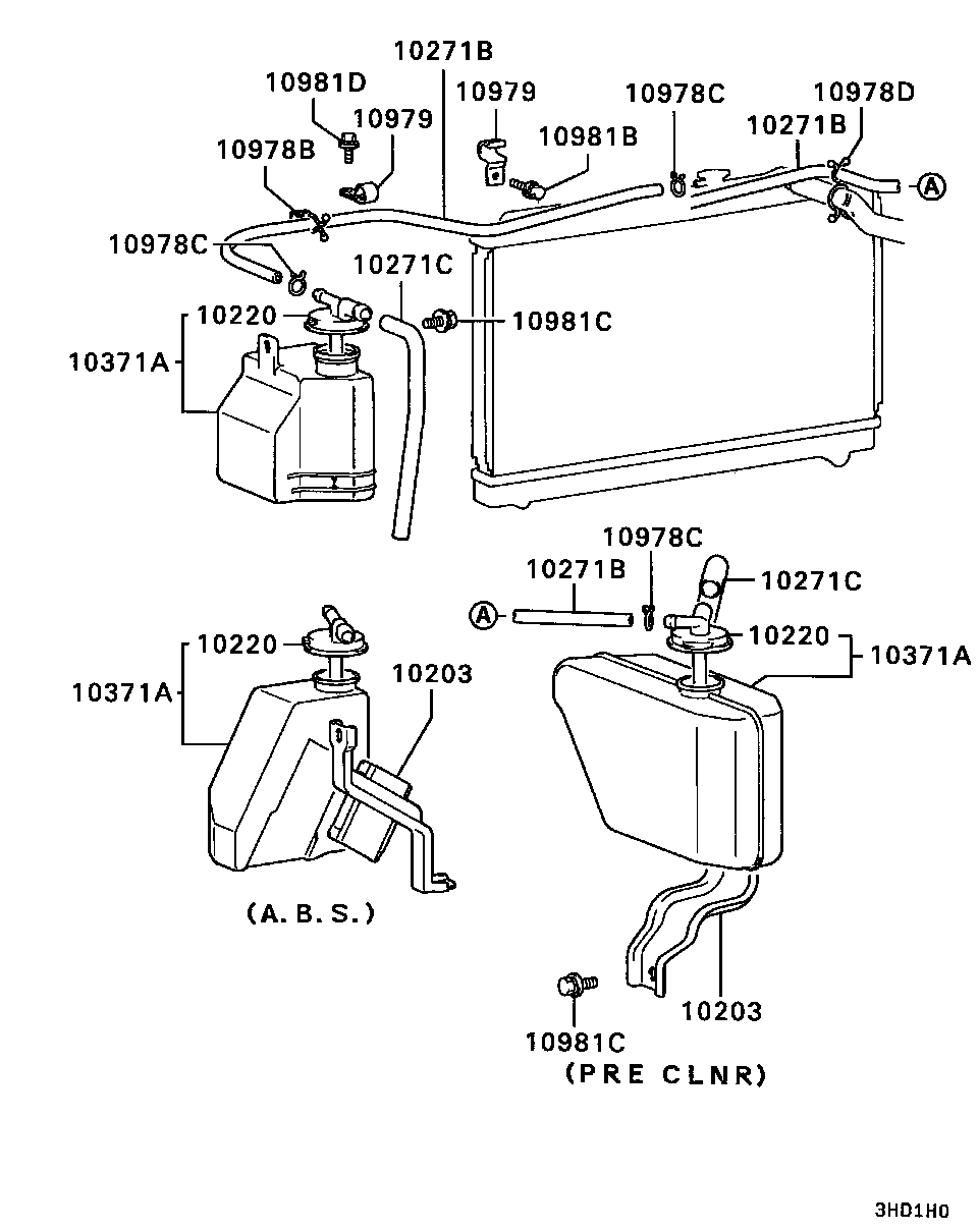 Radiator Hose Condenser Tank