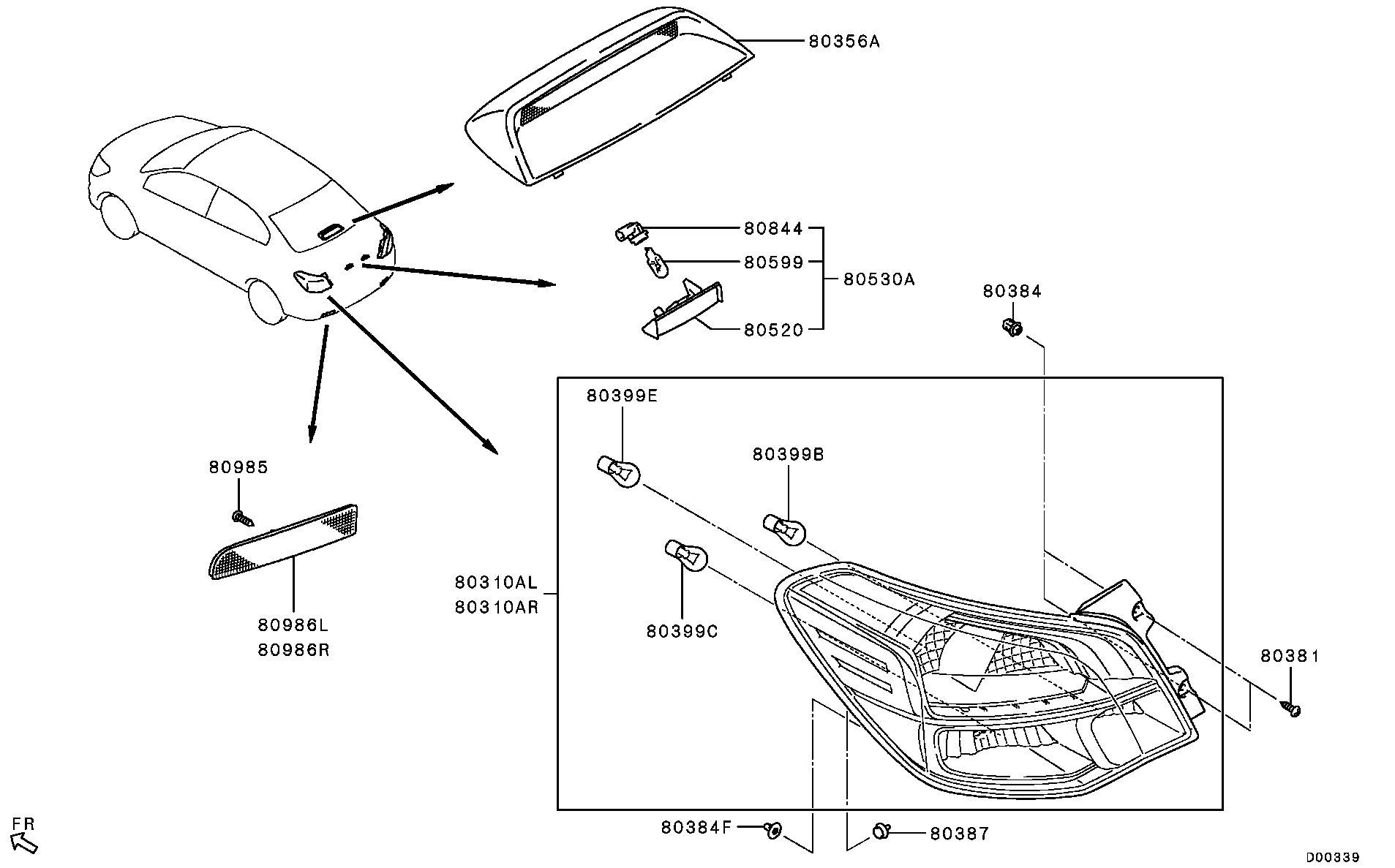 Rear Exterior Lamp