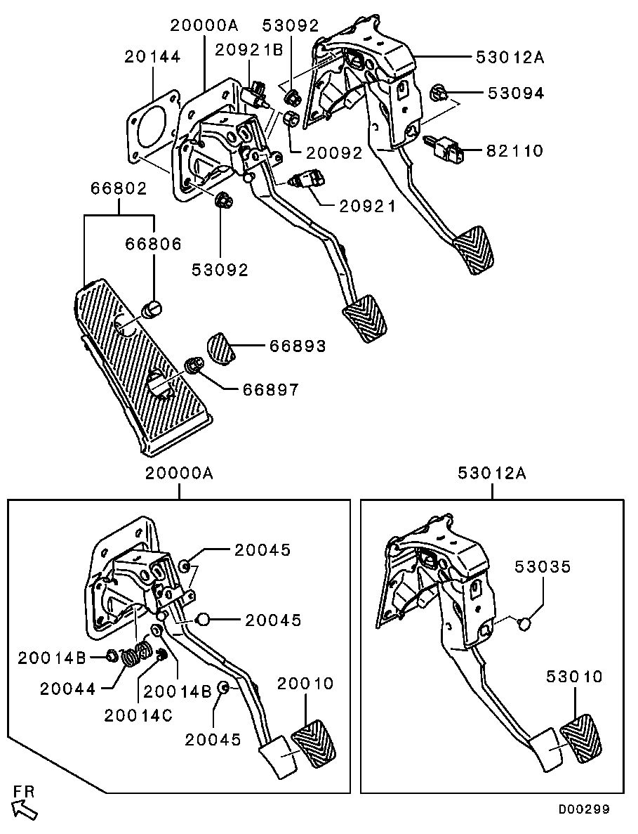 Brake & Clutch Pedal