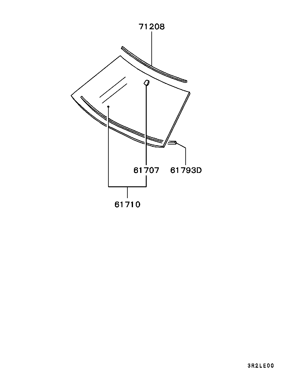 Windshield Glass & Moulding