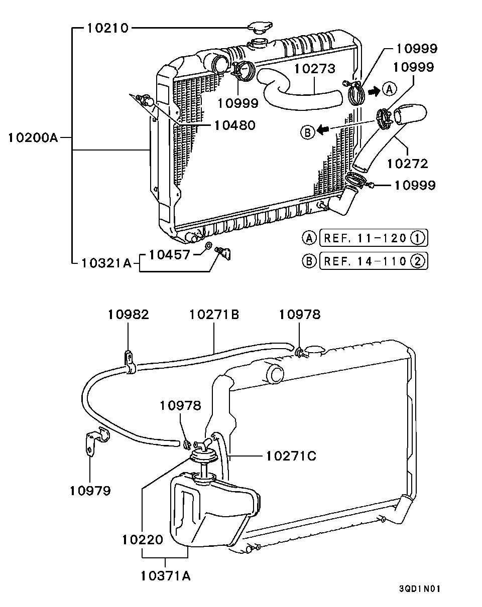 Radiator Hose Condenser Tank