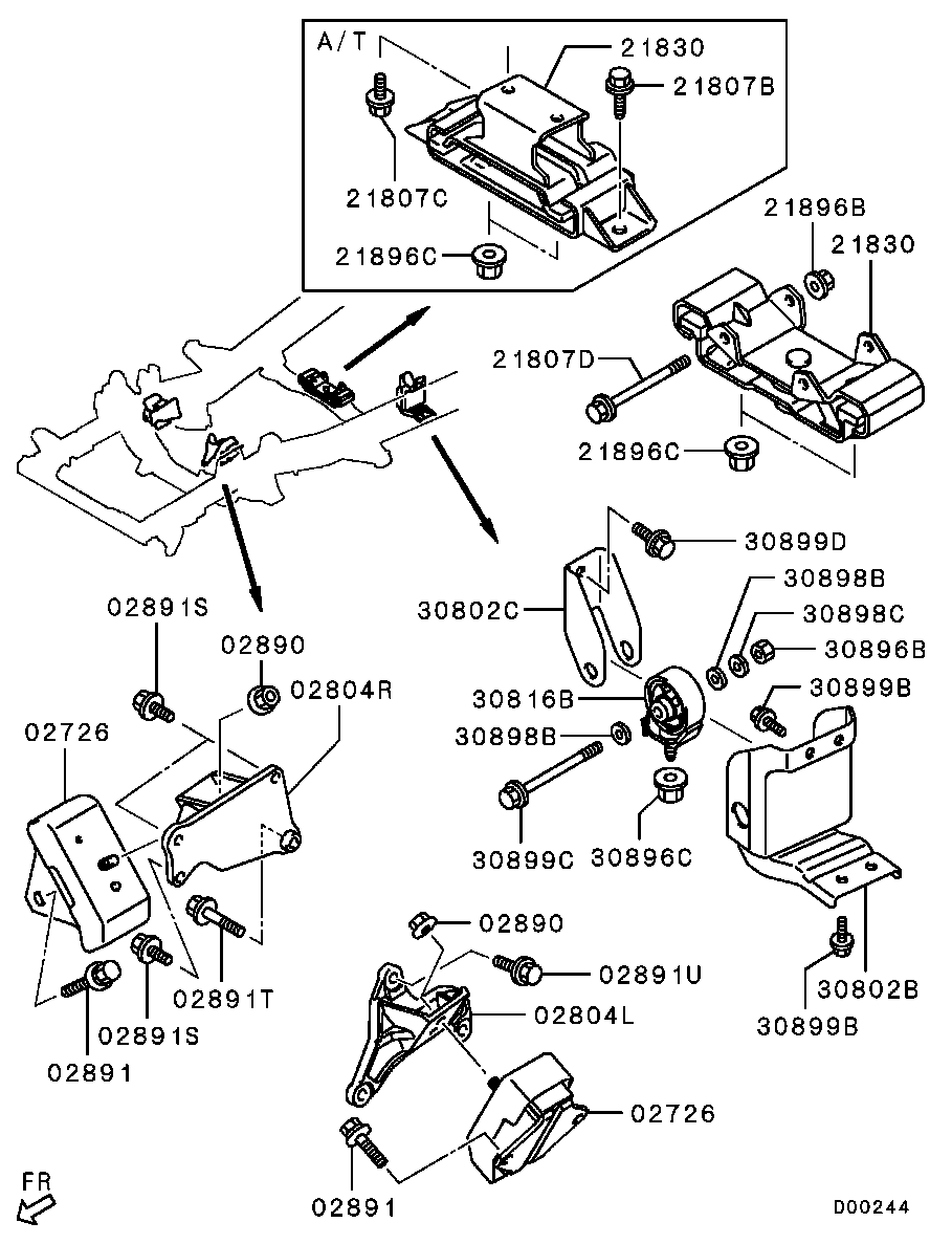 Engine Mounting, Support