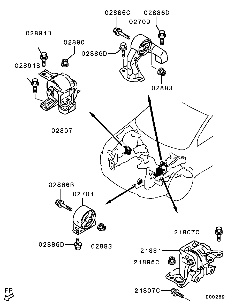 Engine Mounting, Support