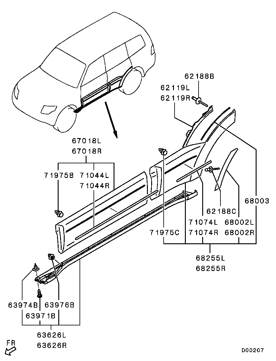 Side Garnish Moulding