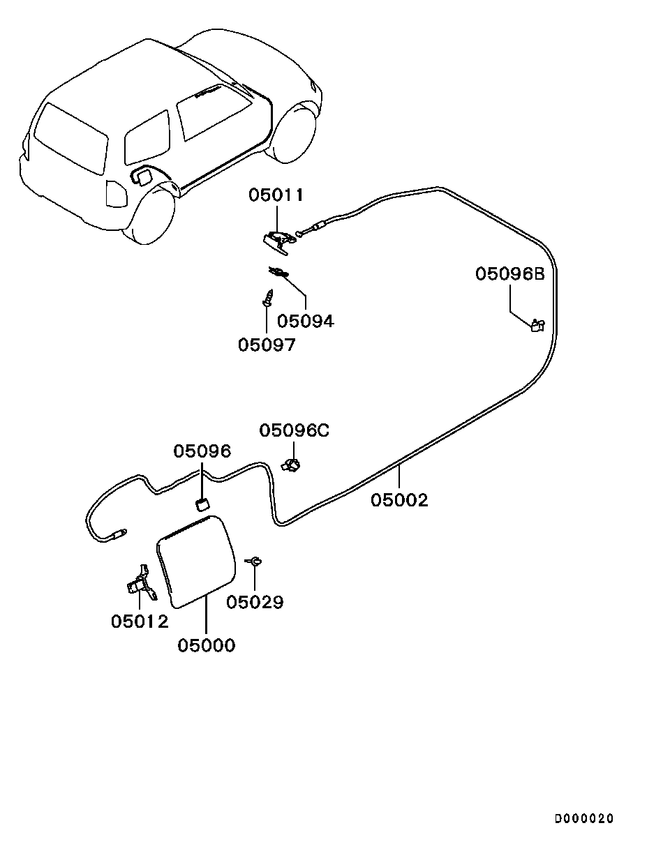 Fuel Filler Lid Lock
