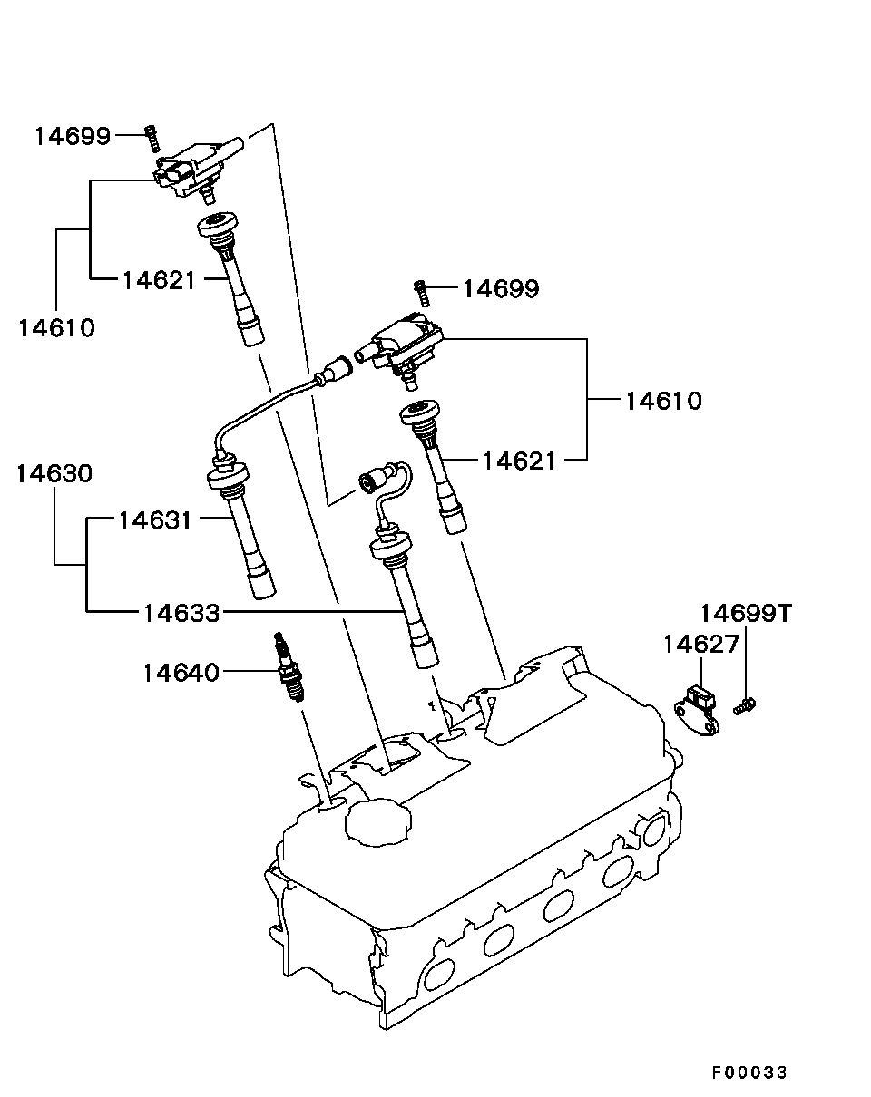 Spark Plug, Cable & Coil