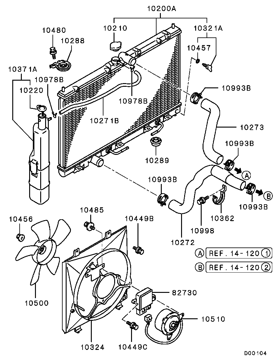 Radiator Hose Condenser Tank