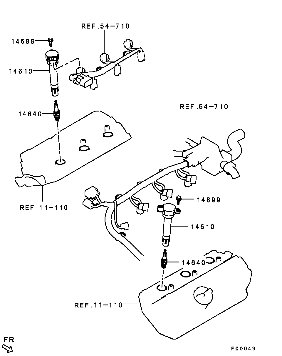 Spark Plug, Cable & Coil