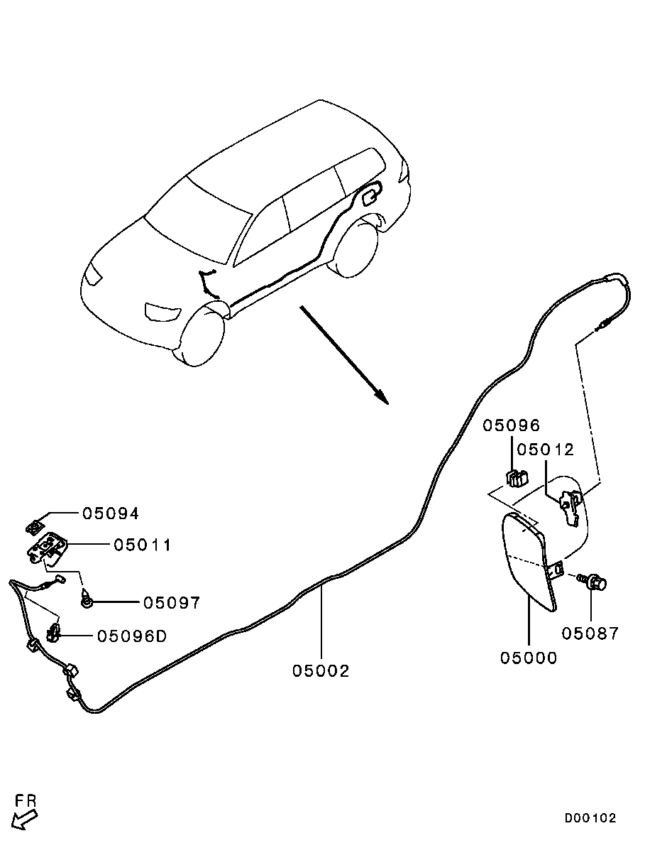 Fuel Filler Lid Lock