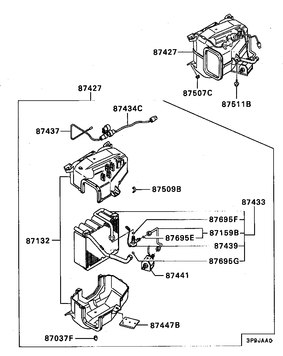 Rear A/C Unit, Duct