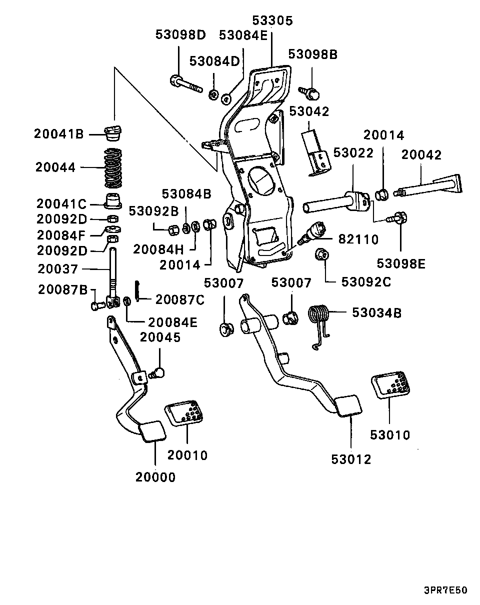 Brake & Clutch Pedal