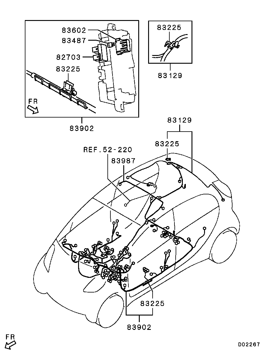 8510G061 Harness,Roof Mitsubishi | YoshiParts