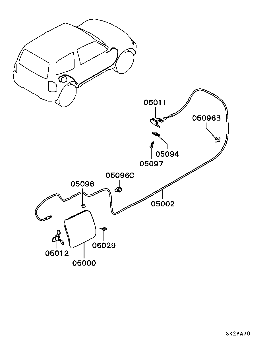 Fuel Filler Lid Lock