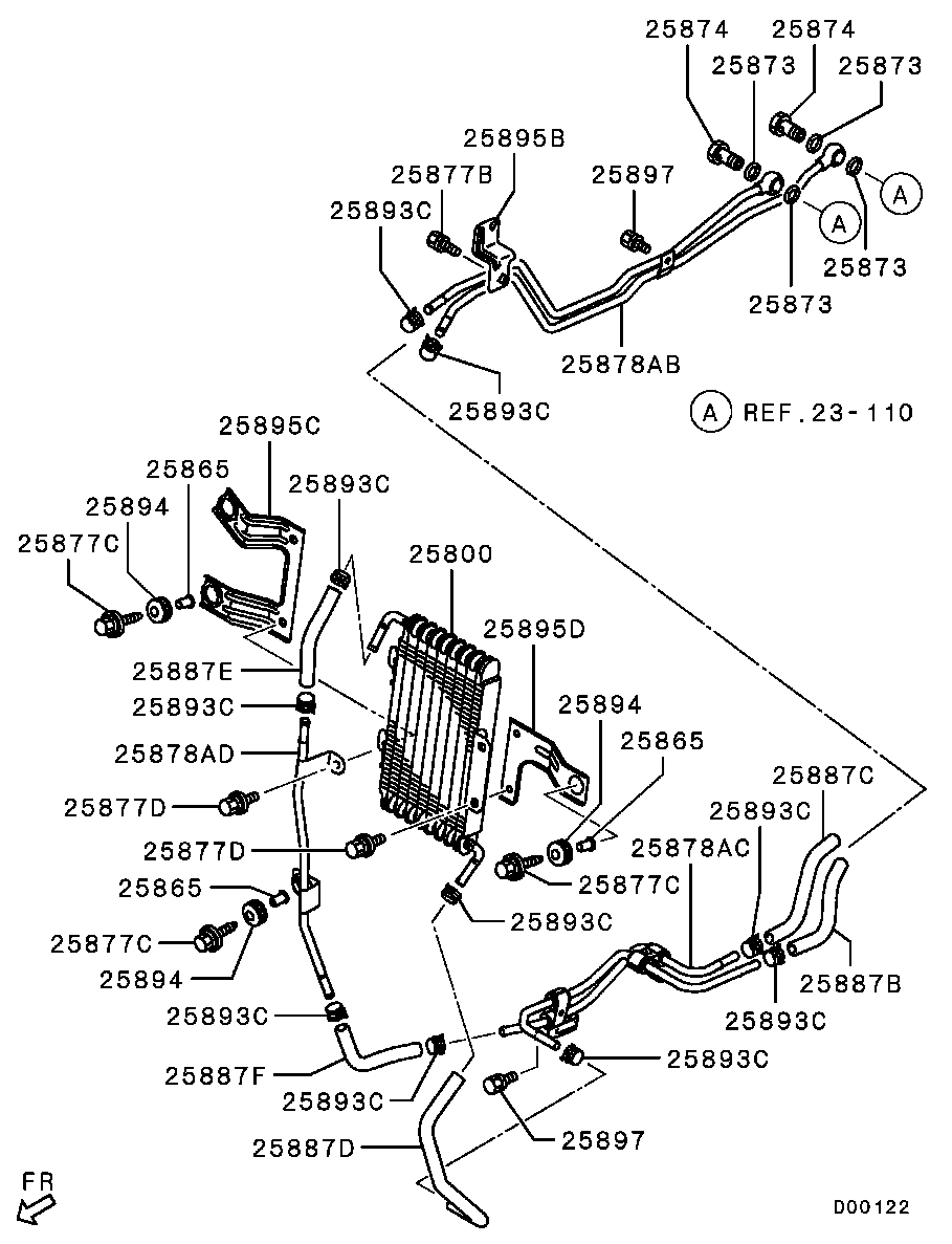 Transmission Oil Cooler & Tube
