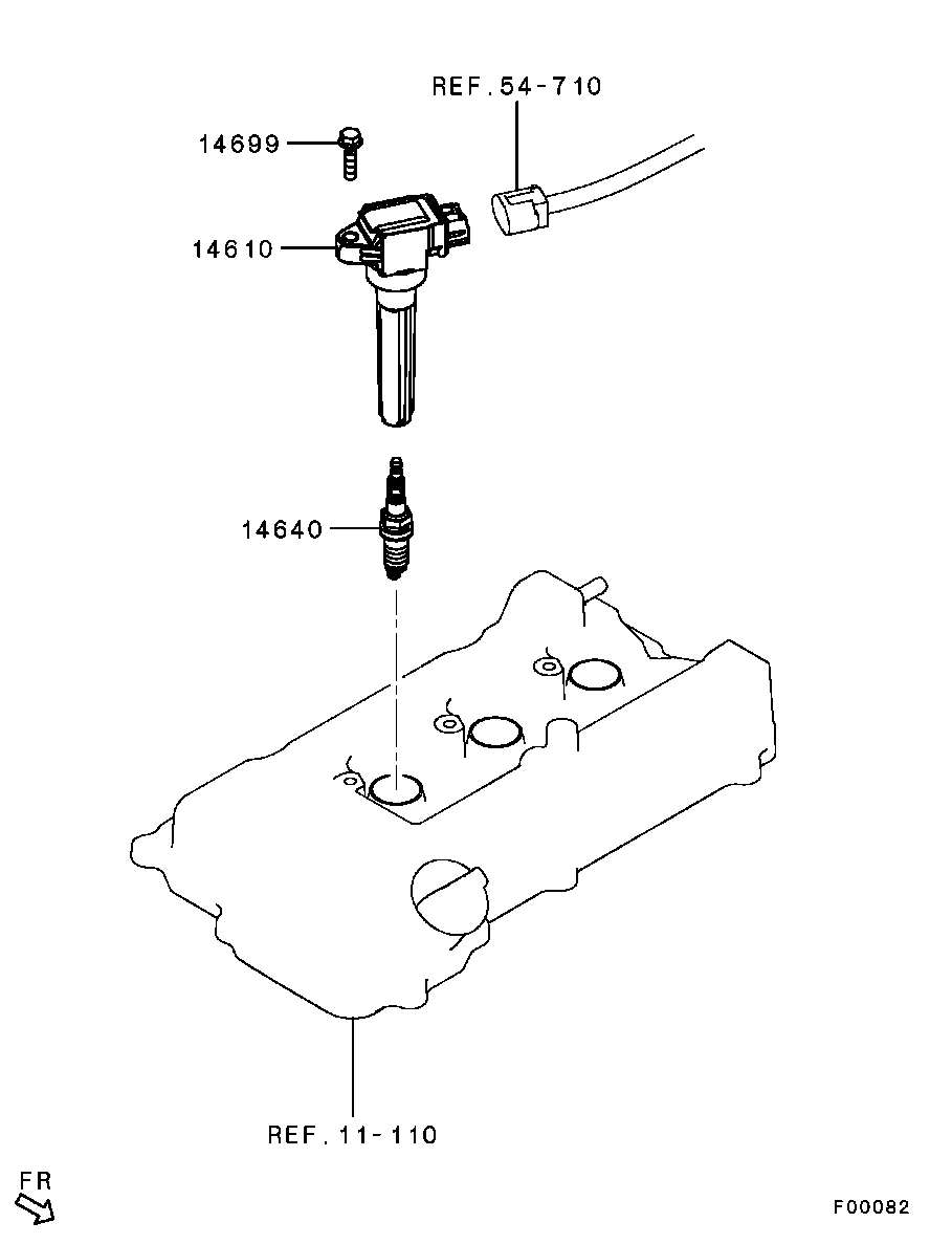 Spark Plug, Cable & Coil