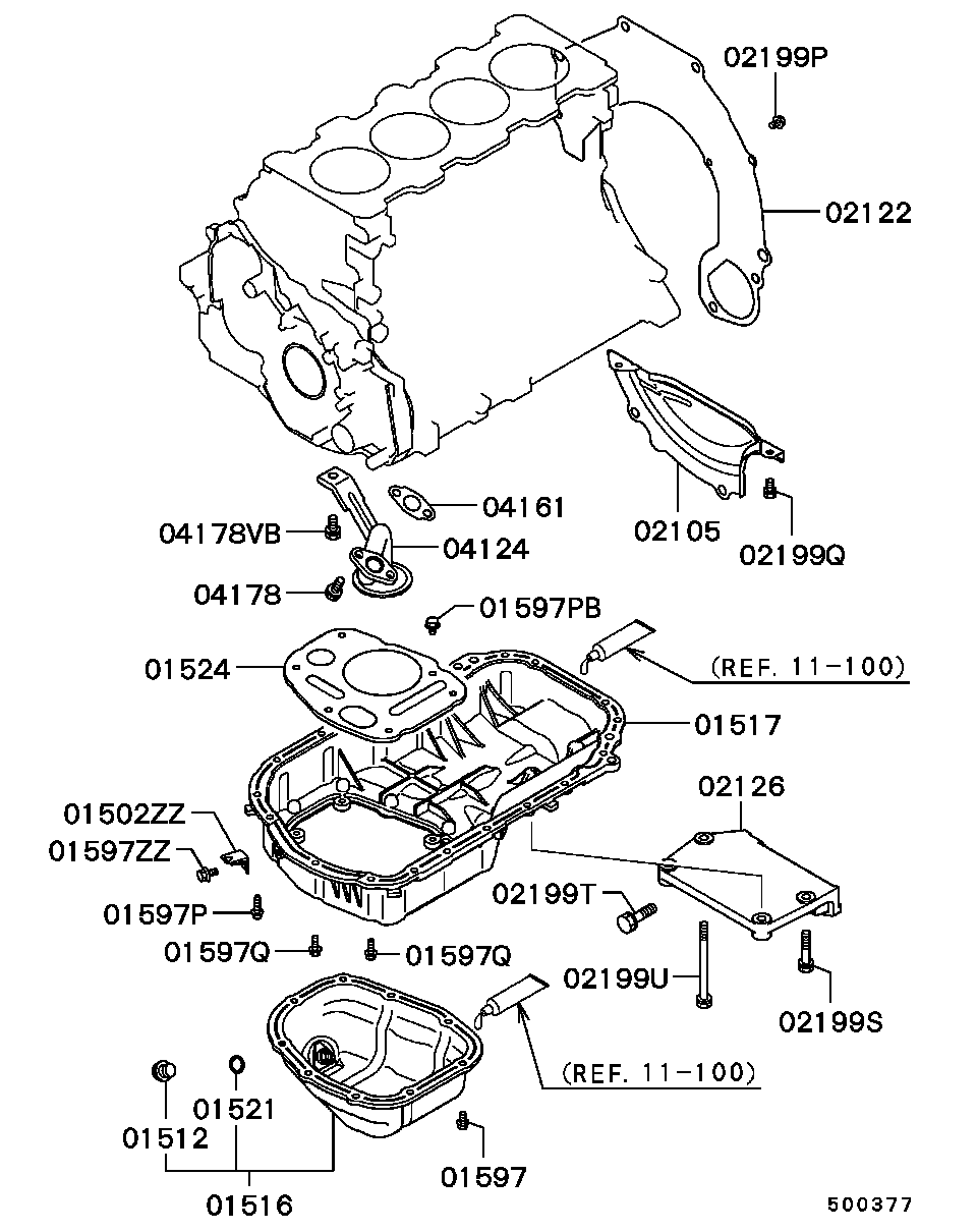 Cover, Rear Plate & Oil Pan