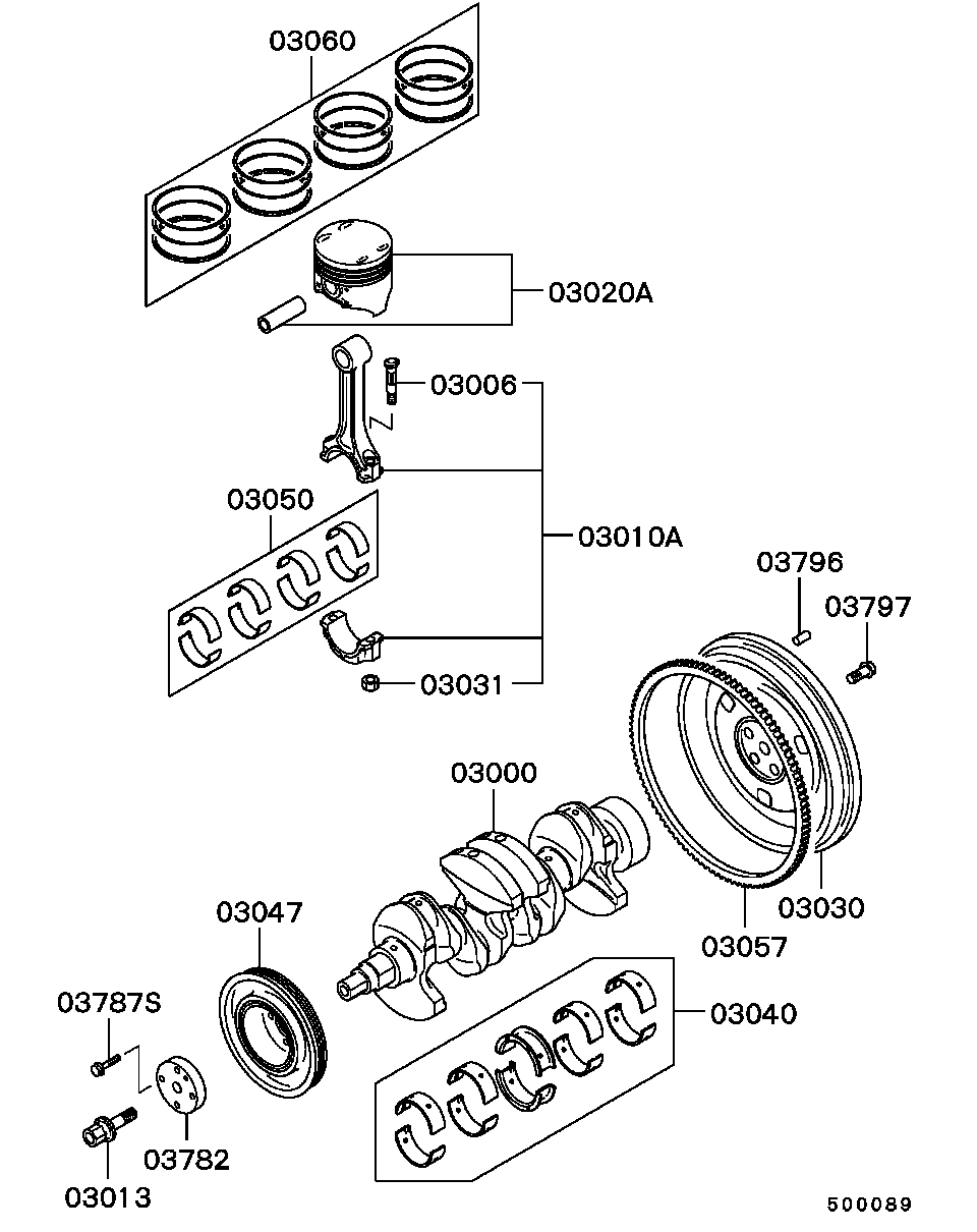 Piston Crankshaft