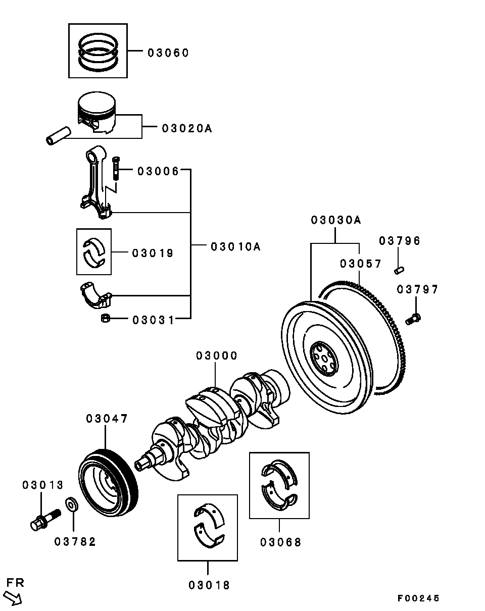 Piston Crankshaft