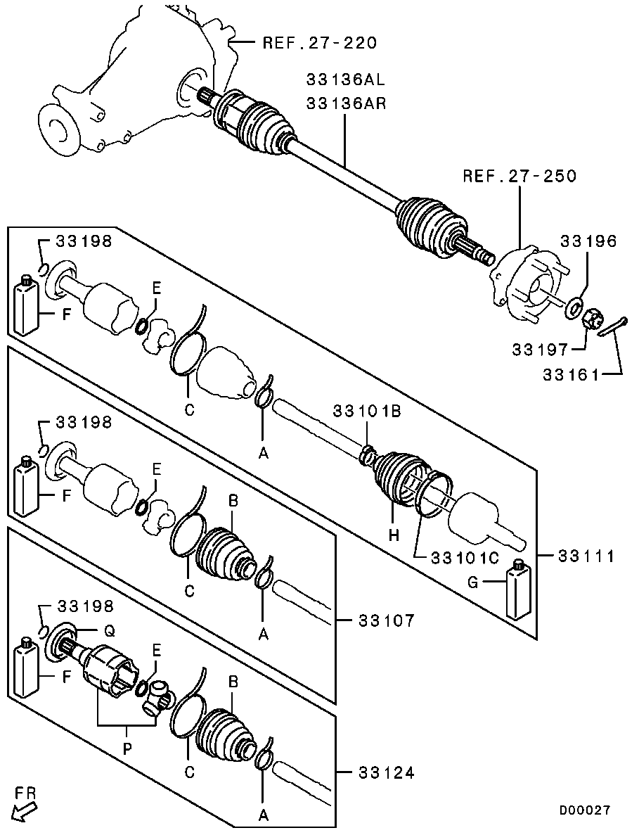 Rear Axle Drive Shaft