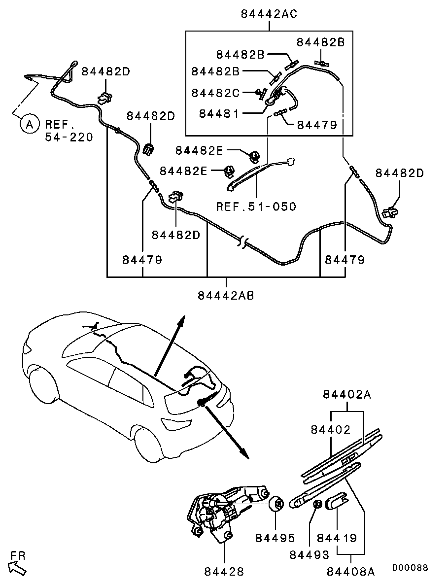 Rear Window Wiper & Washer