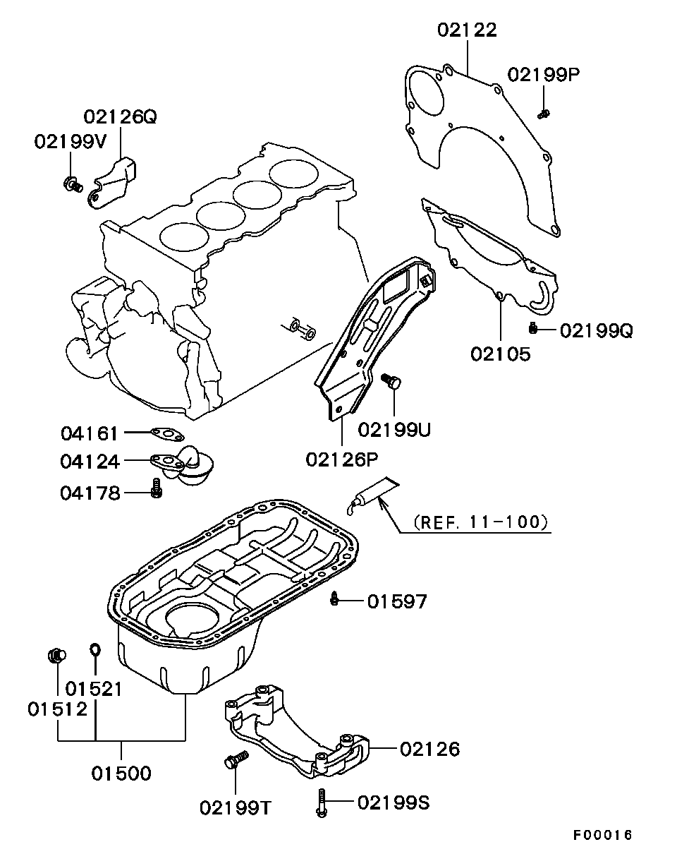 Cover, Rear Plate & Oil Pan