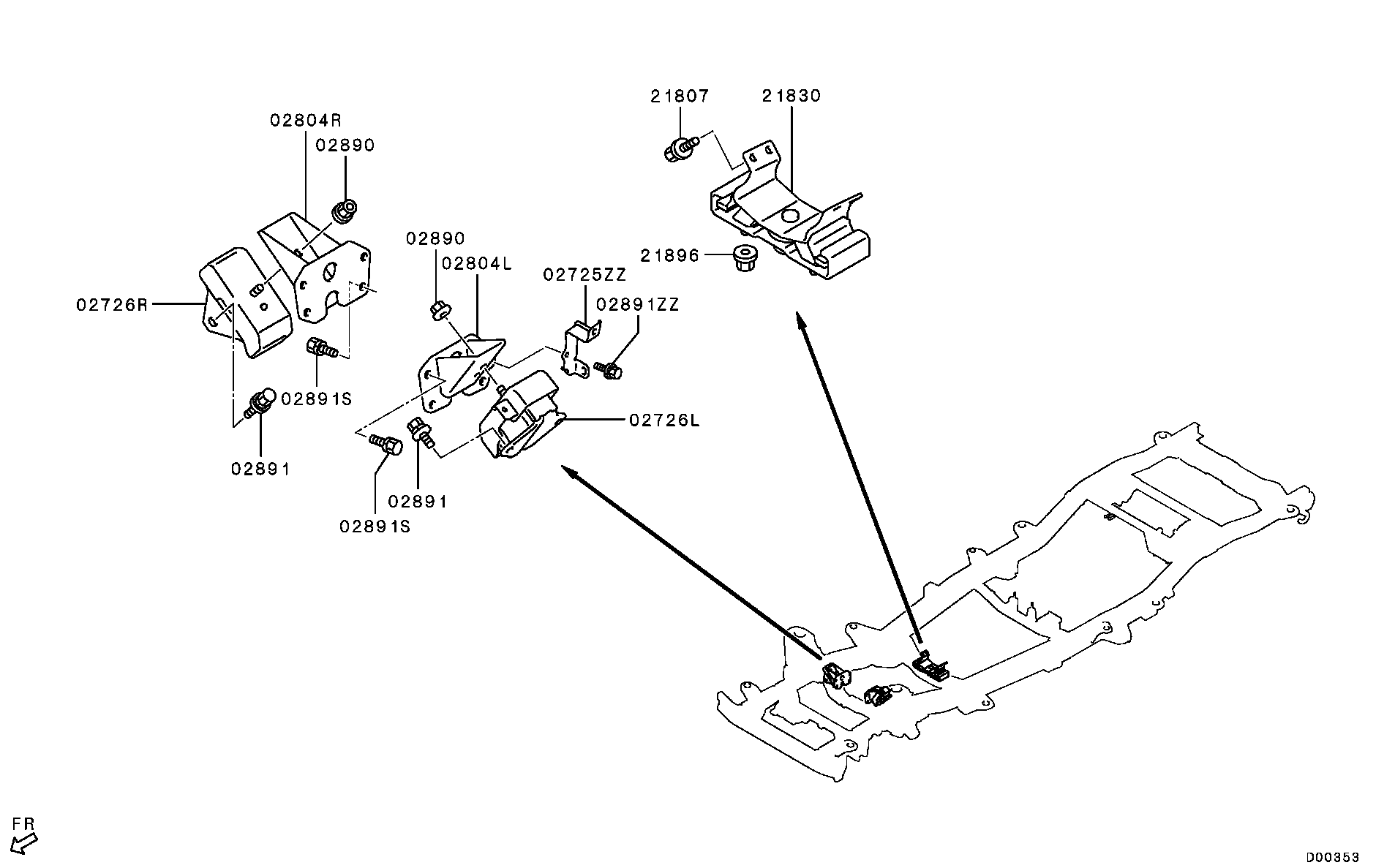 Engine Mounting, Support