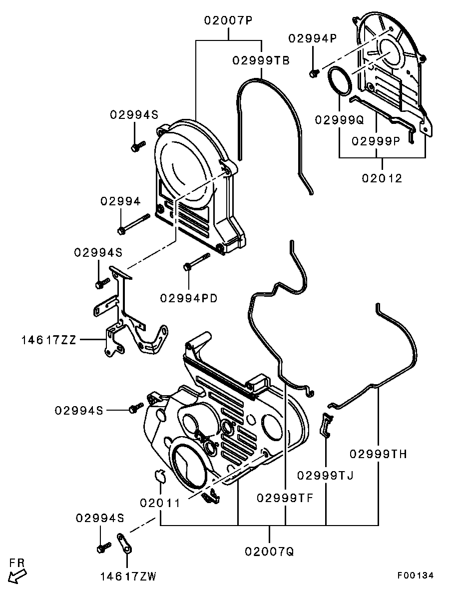 Cover, Rear Plate & Oil Pan