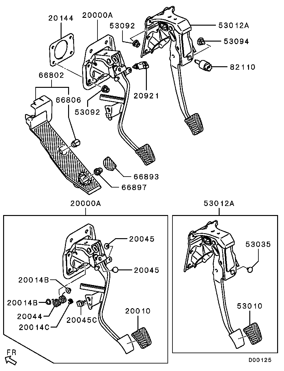Brake & Clutch Pedal