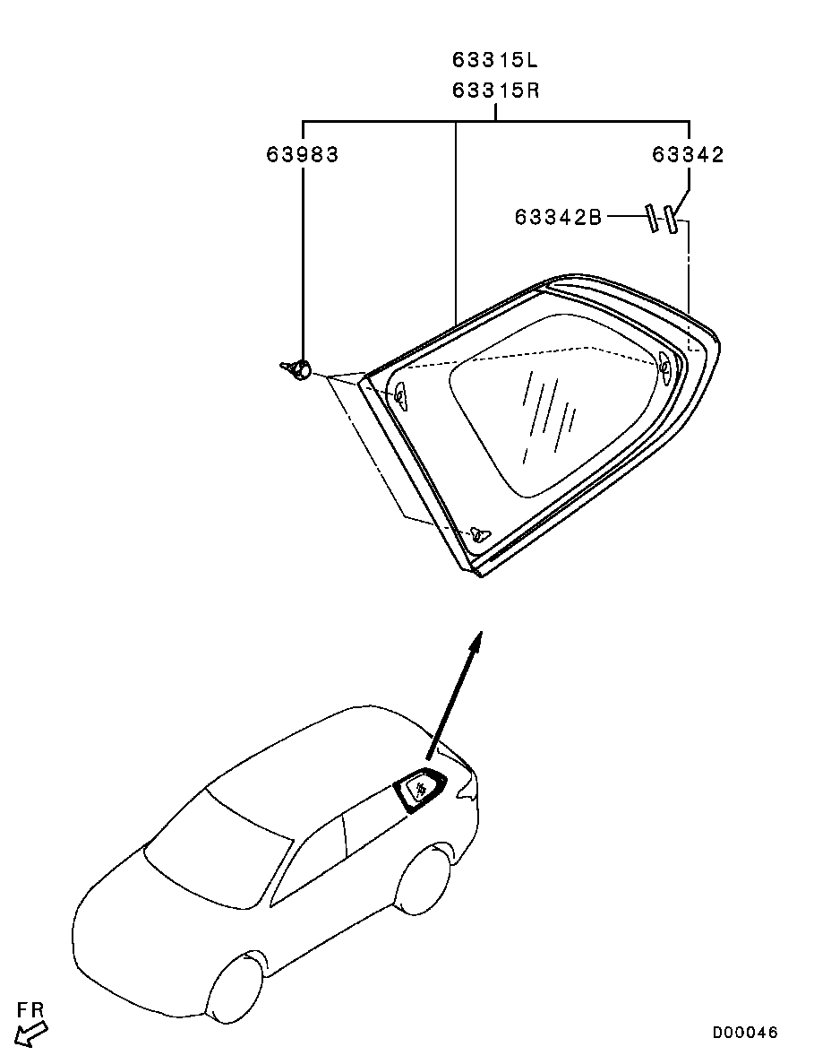 Moldura de vidrio para ventanas