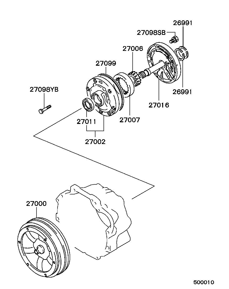 Transmission Torque Converter & Oil Pump