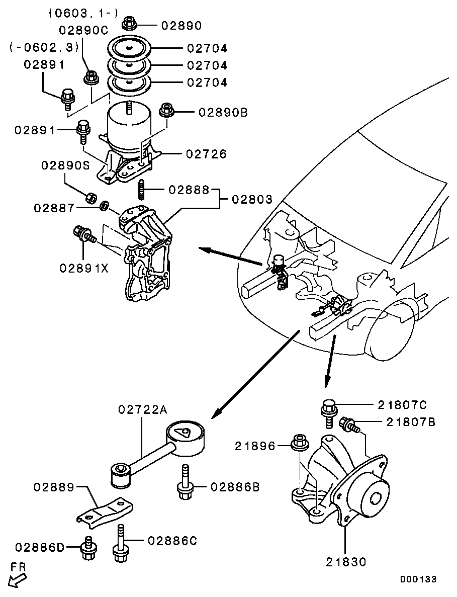 Engine Mounting, Support