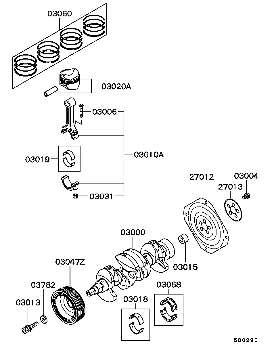 Piston Crankshaft