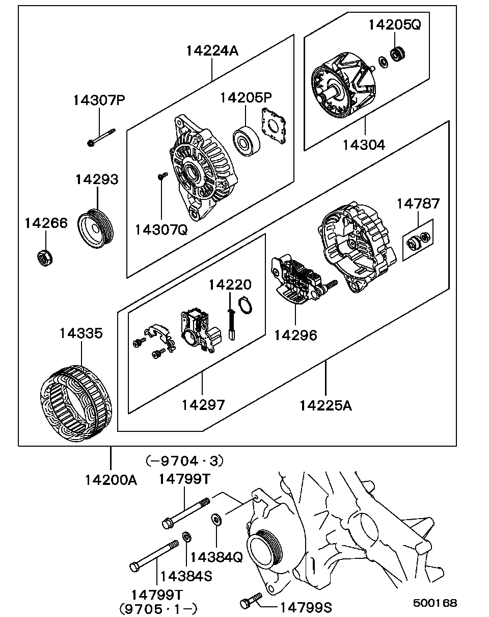 Alternator & Vacuum Pump