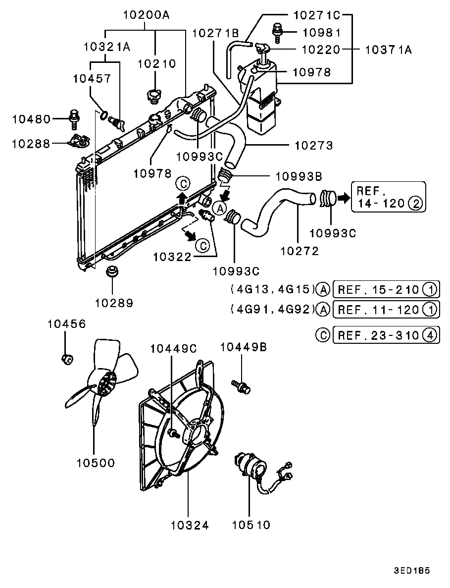 Radiator Hose Condenser Tank