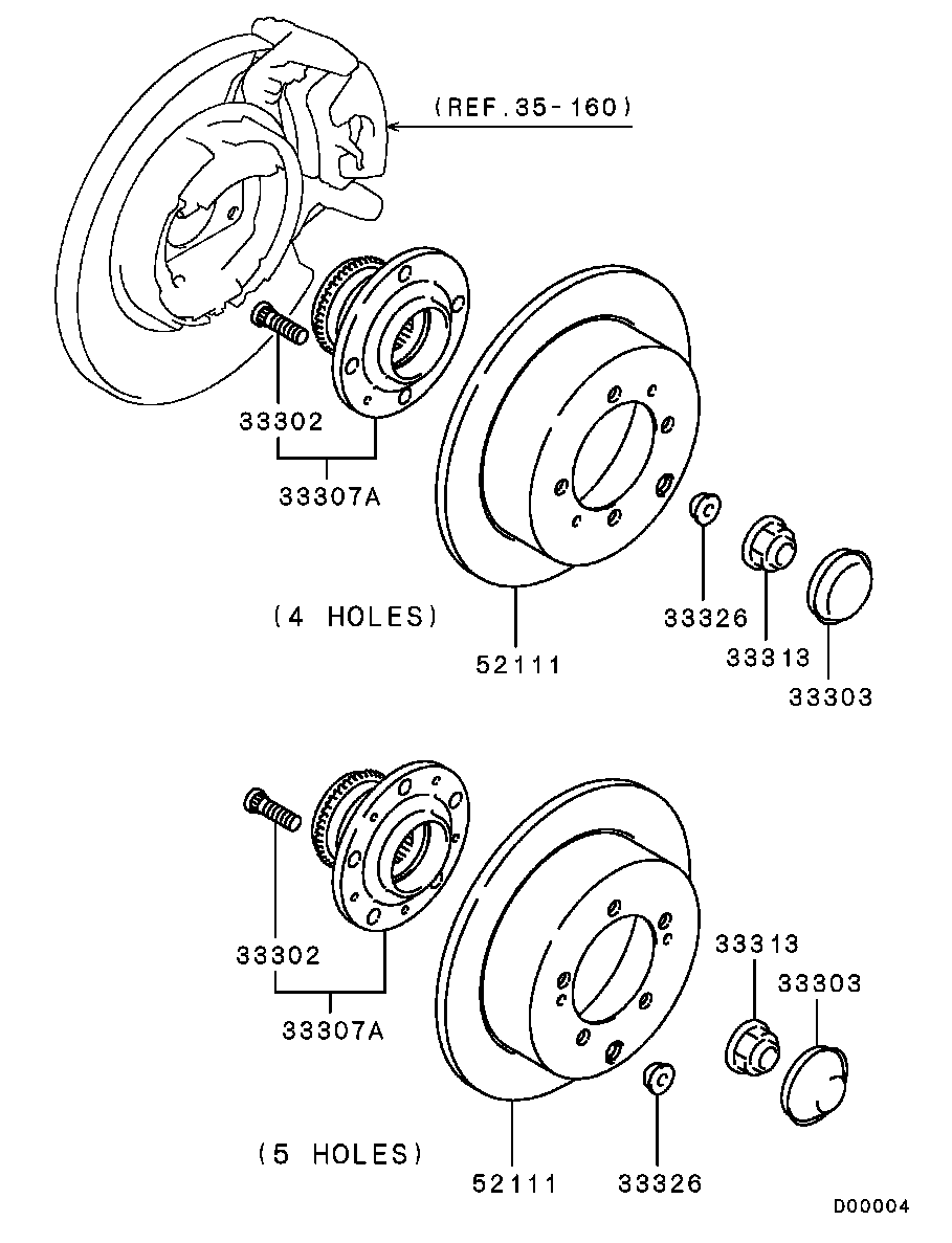 Rear Axle Hub Drum