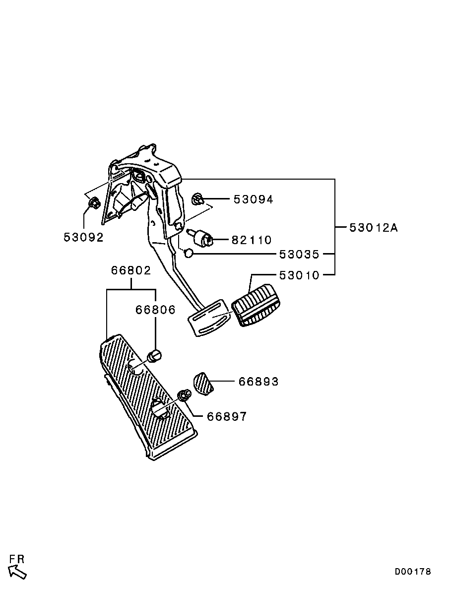 Brake & Clutch Pedal