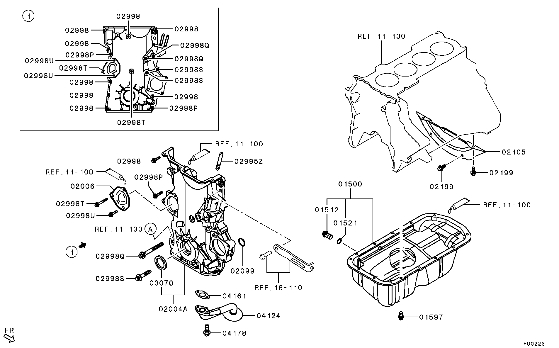 Cover, Rear Plate & Oil Pan