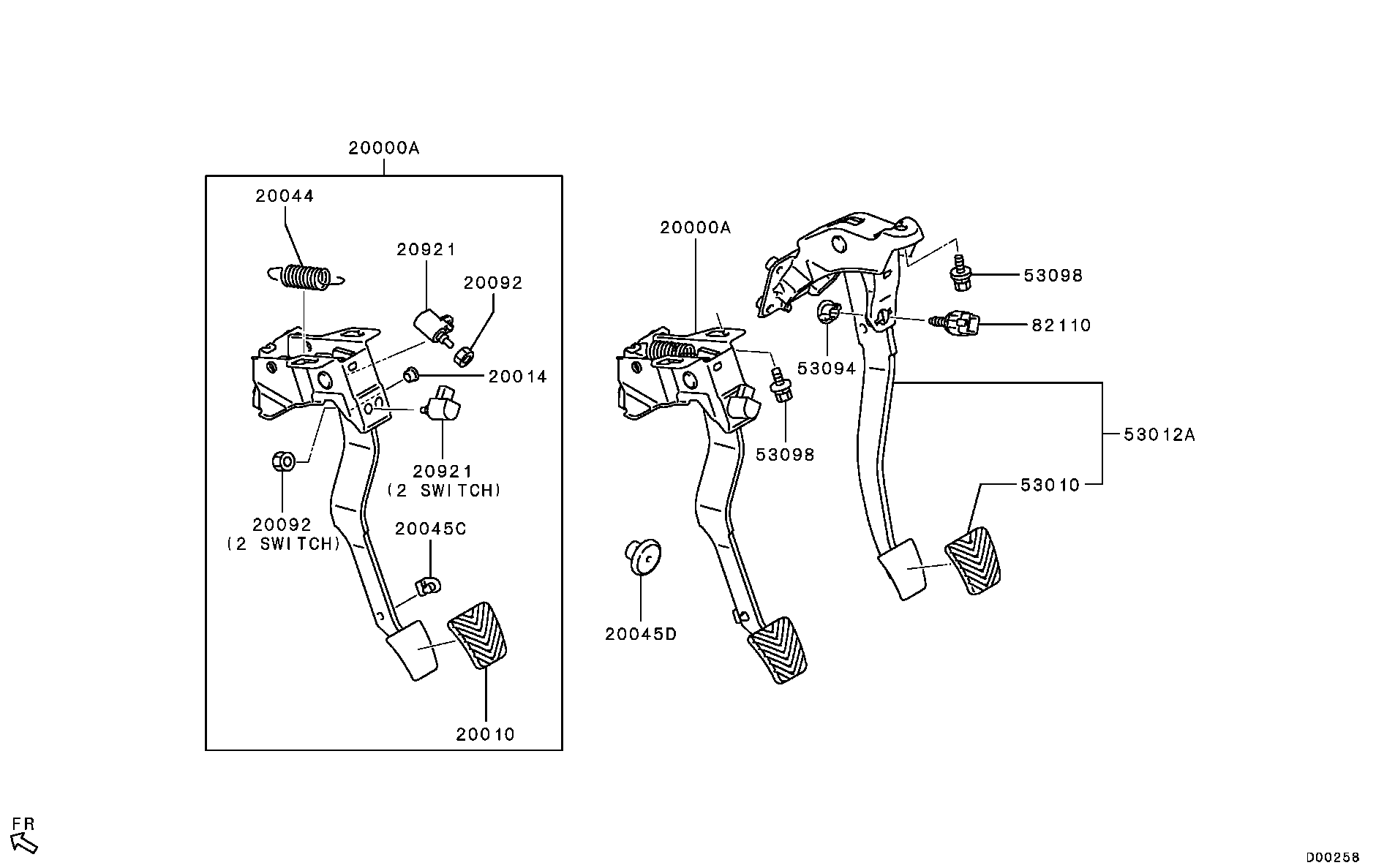 Brake & Clutch Pedal