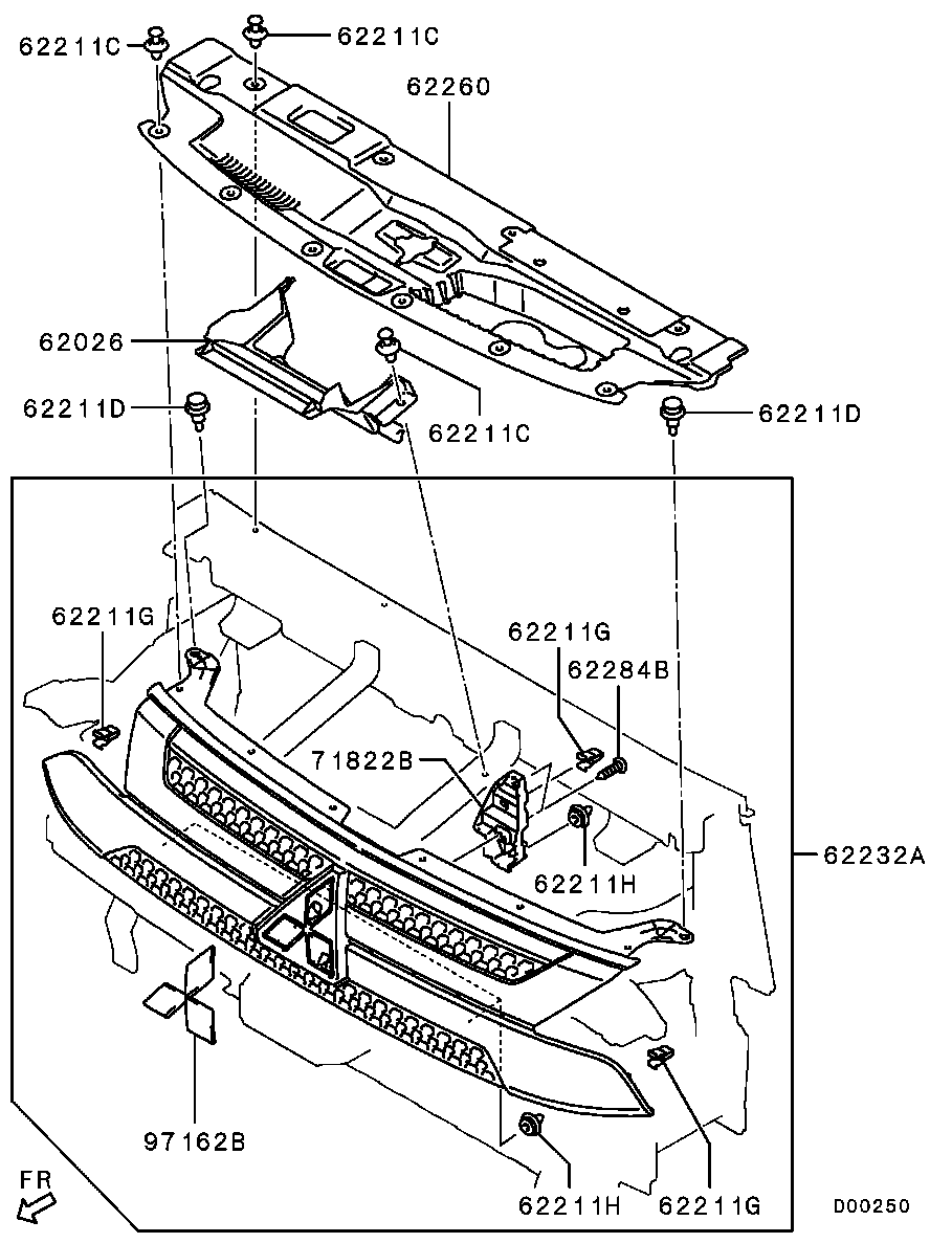 Radiator Grille Headlamp Bezel