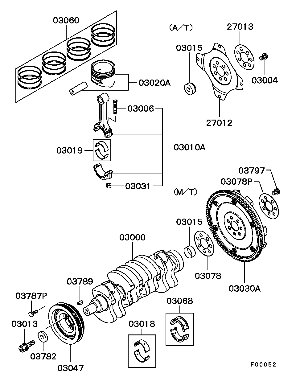 Piston Crankshaft