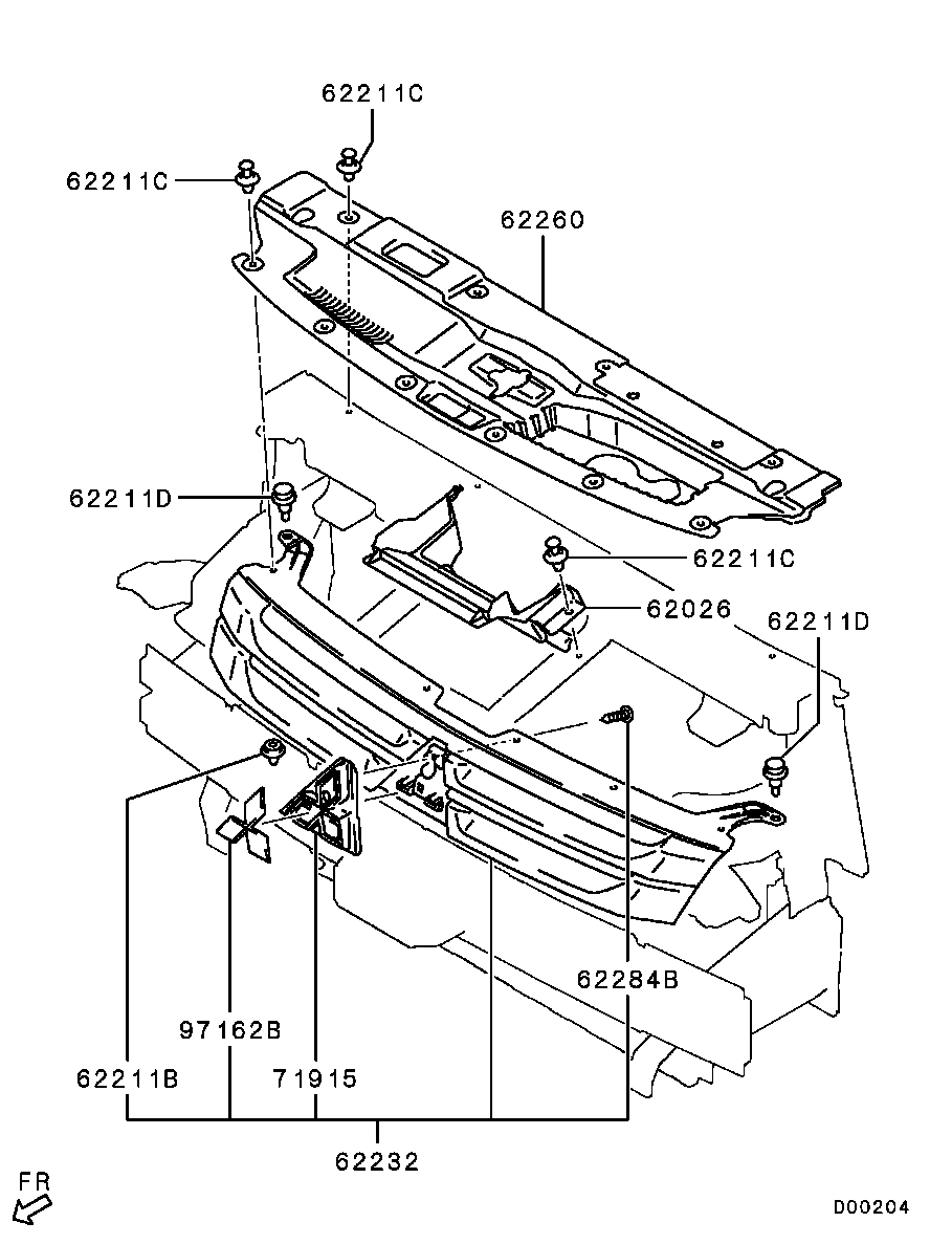 Radiator Grille Headlamp Bezel