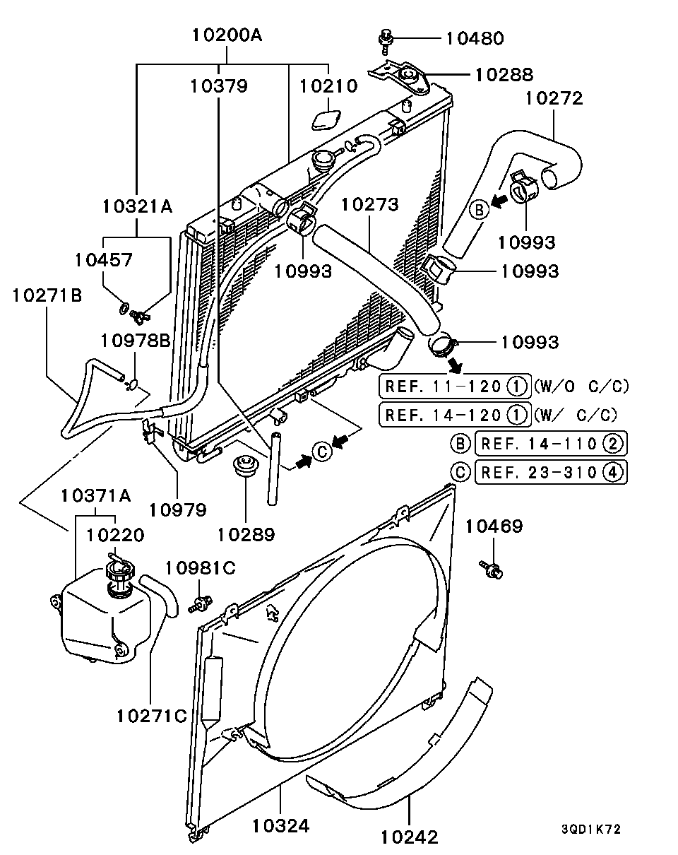 Radiator Hose Condenser Tank