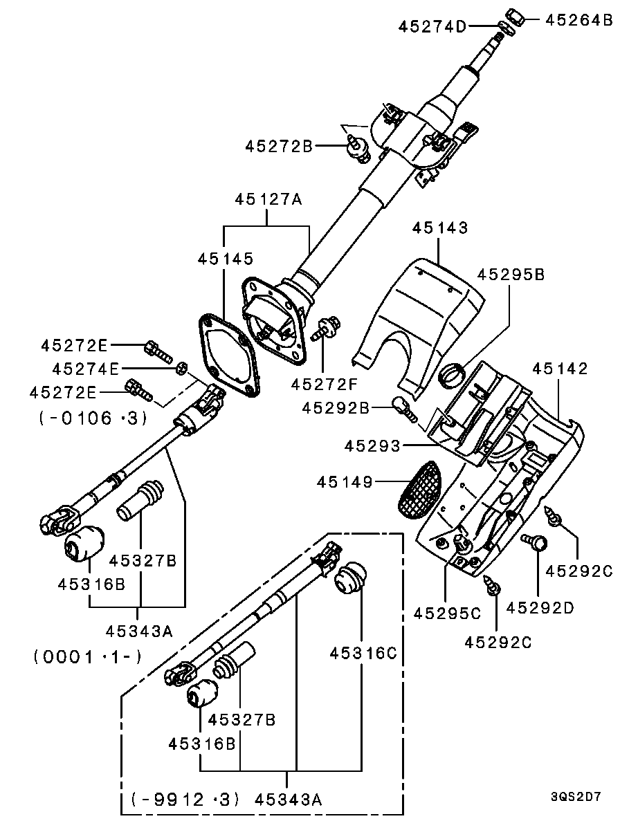Steering Column & Cover