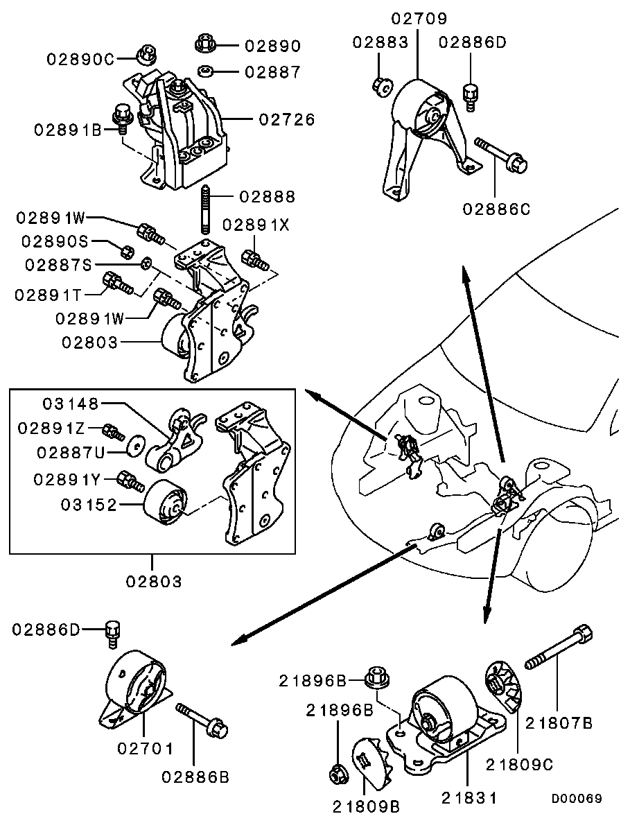 Engine Mounting, Support