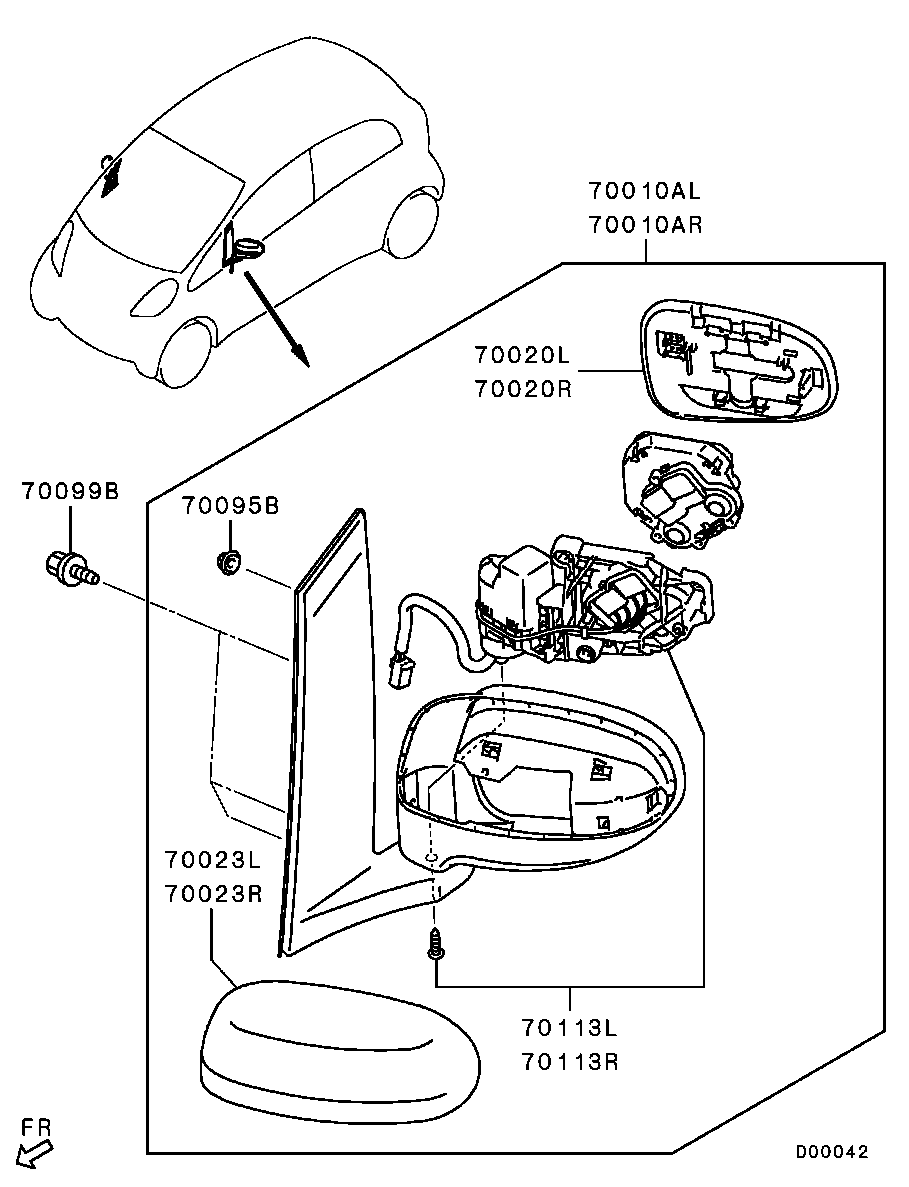 Espejo retrovisor exterior