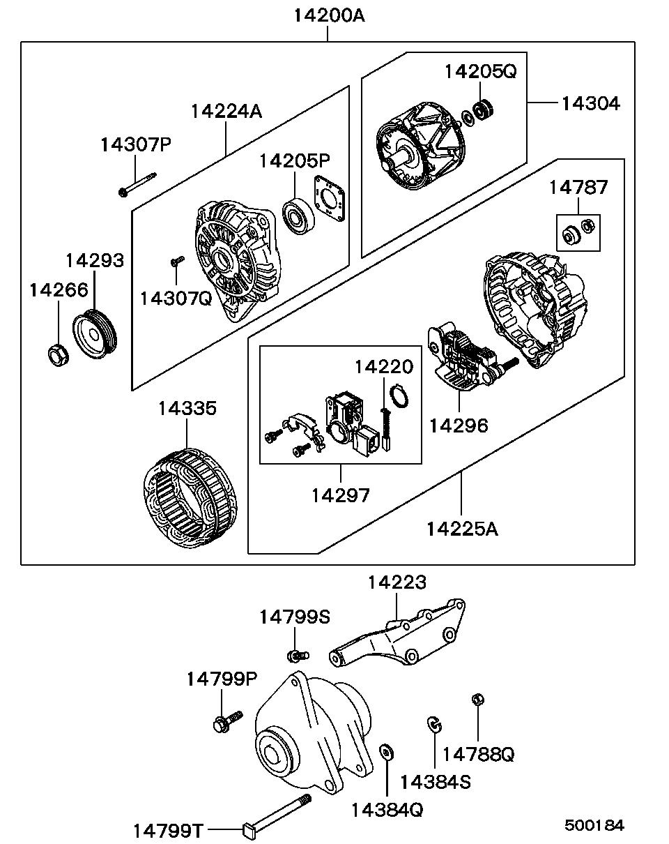 Alternator & Vacuum Pump
